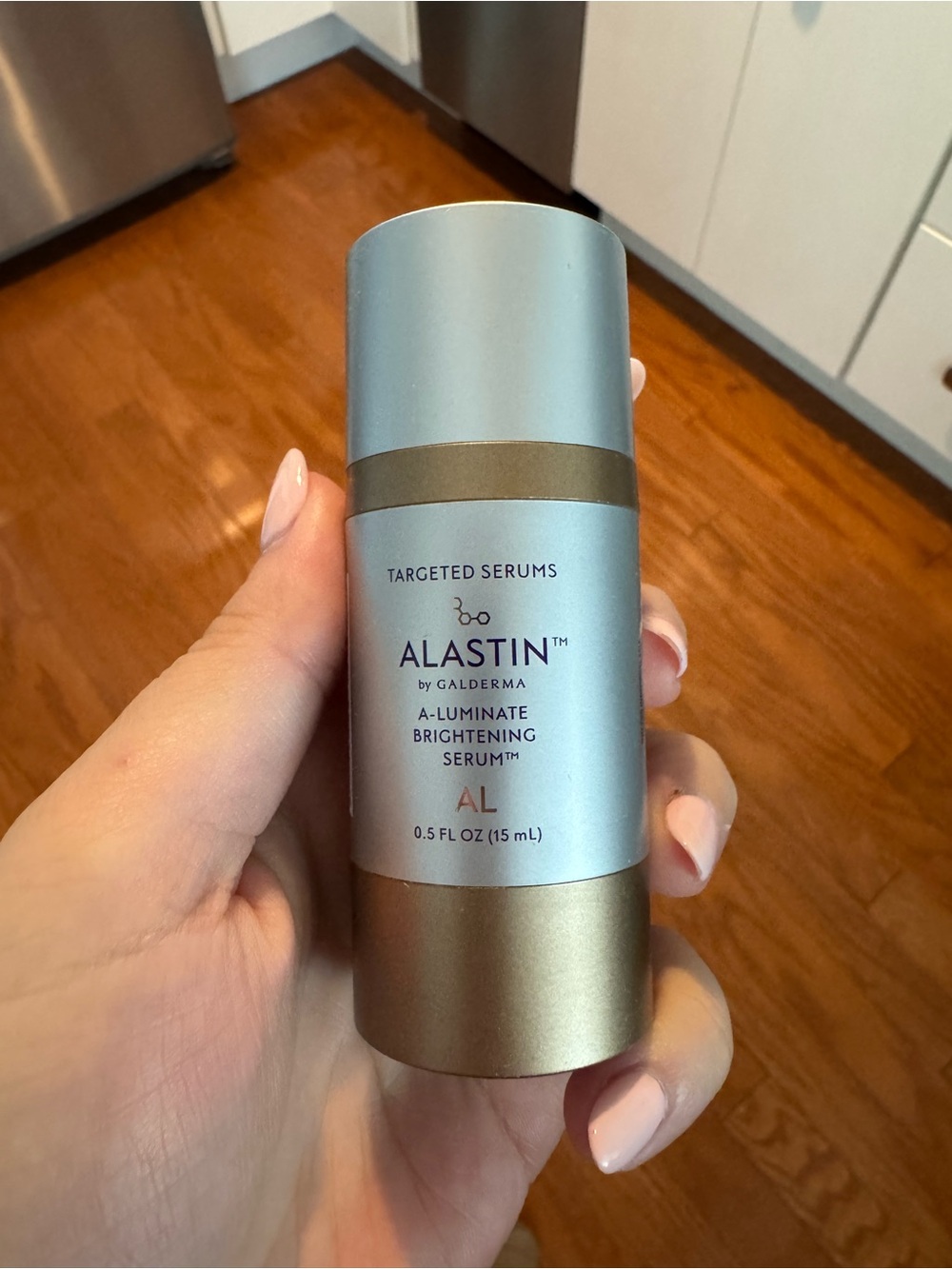 Alastin A-Luminate Brightening Serum — Gold & Silver Packaging